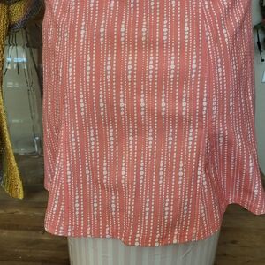 Ripskirt Hawaii Coral with White Dot Stripe Skirt